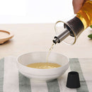 Glass Cruet Olive Oil Dispenser Bottles Gravy Boats Pourer Spout Decanter O I8P9