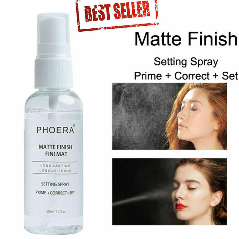 Authentic PHOERA Fini Mat Long Lasting Make Up Setting 50ml Matte Finish Sp X8O6