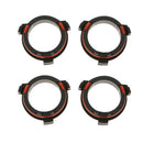 4X H7 Headlight Bulb Holder Base Retainer Conversion Kit for Opel Vauxhall Astra