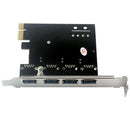 4Ports USB 3.0 Super Fast 5Gbps PCI Express(PCIe) Expansion Card for Win10