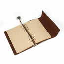 Refillable Craft Paper Perfect Premium PU Leather Classic Embossed Travel J O8S5