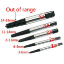 3-18mm Breaking Bolt Stud Screw Extractor Drill Remover Guide Set Tool