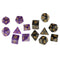 14x Acrylic 16mm Polyhedral Dices Set For D&D Table