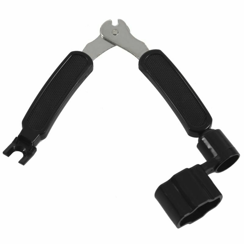 3 in 1 Guitar String Winder Cutter Bridge Pin Puller with Guitar Strings Se
