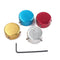 4PCS Guitar Pedals Footswitch Topper Aluminium Alloy Guitar Effect Foot Nai