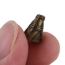 60 Bronze Tone Bead Caps Fit Chain Tassel 11x9mm W6D2