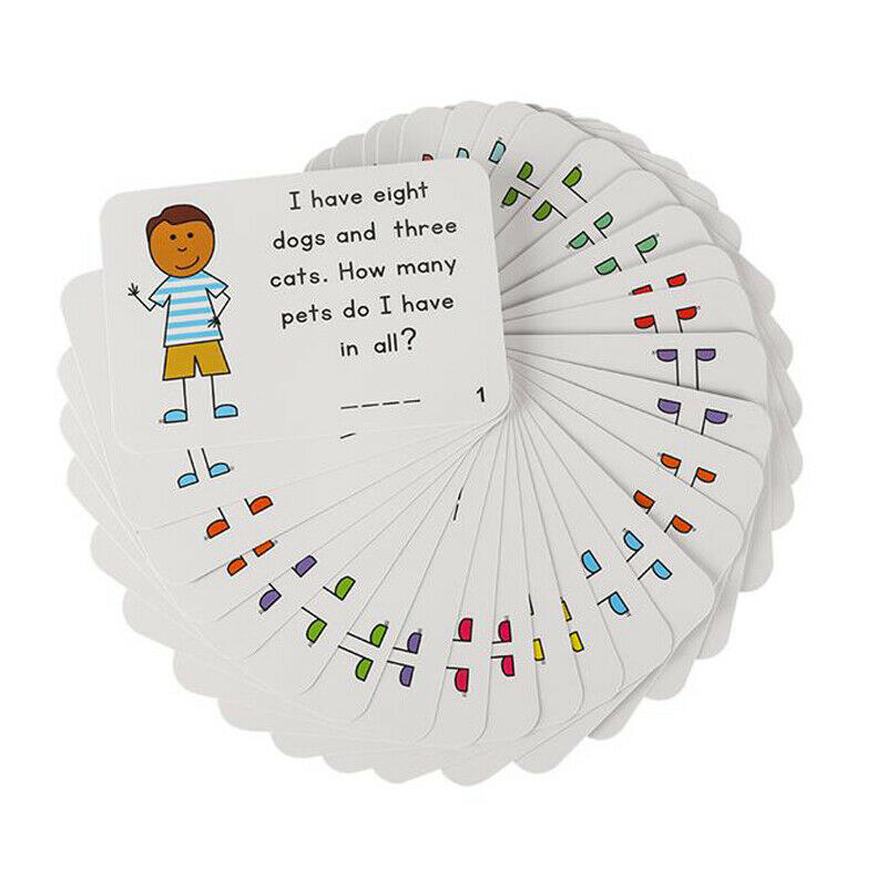 72Pcs/Set English Sentences Flash Card Answer Sheet Question Kids Early Lea N2A7