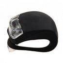 5X(Waterproof Double Red LED Light with Black Silicone for Bicycle K9R4)