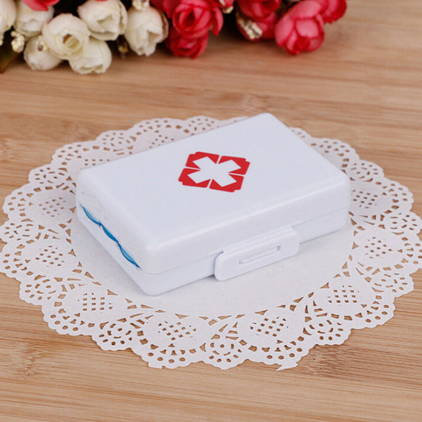 7 days Foldable Mini Pill Box Container Drug Tablet Storage Travel Case Holde Gw