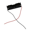 Battery Storage Case Box Holder for 1 x 18650 with 6 Wire Lead Black
