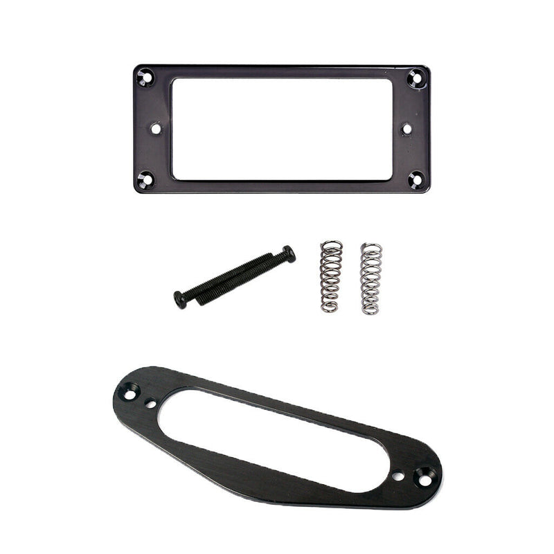 1 Set Humbucker Pickup Mounting Ring for LP ST SG Style Guitar Black