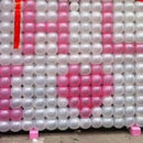 10Pcs White Square 9 Grids Balloon Plastic Square Holder Stage Background L