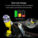 new version of the car aromatherapy humidifier dual USB 360 degree rotation