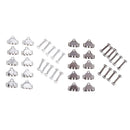 20 Sets Metal Hooks and Bars Sewing Hook Eye Closure for Trouser Skirt Dress
