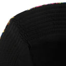 Women Flower Bucket Hat Boonie Hunting Fishing Outdoor Cap Summer Sun Hat Y6W3