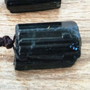 Raw Natural Black Tourmaline Schorl Pendant Chunk Chakra Reiki Protection Gift