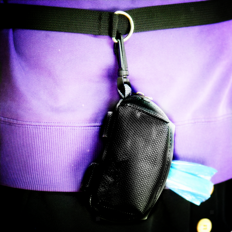 Dog Poop Bag Holder with Dispenser and Leash Clip, Fits Any Dog Leash, Easy