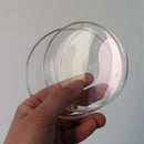 Clear Plastic Petri Dishes with Lids, Sterile, 90mL