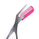 woman eyebrow trimmer scissors with comb grooming shaping shaver hair removal ~ï¼ˆ