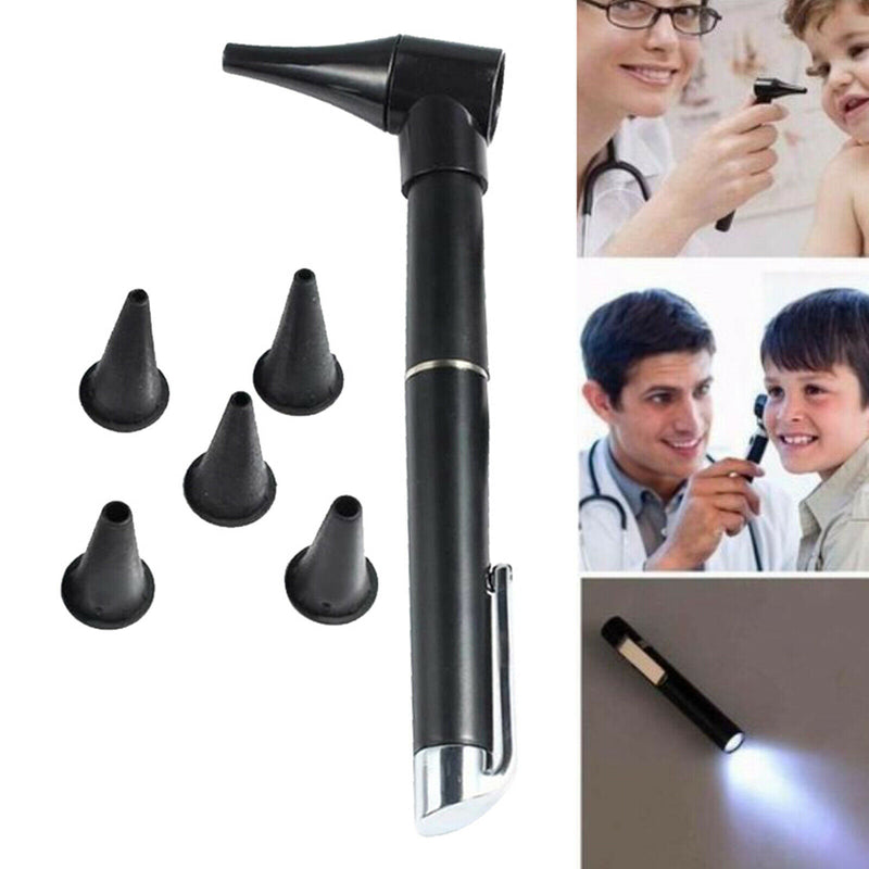 Mini Clinical Diagnostic Otoscope LED Ophthalmoscope Pen Examination Set