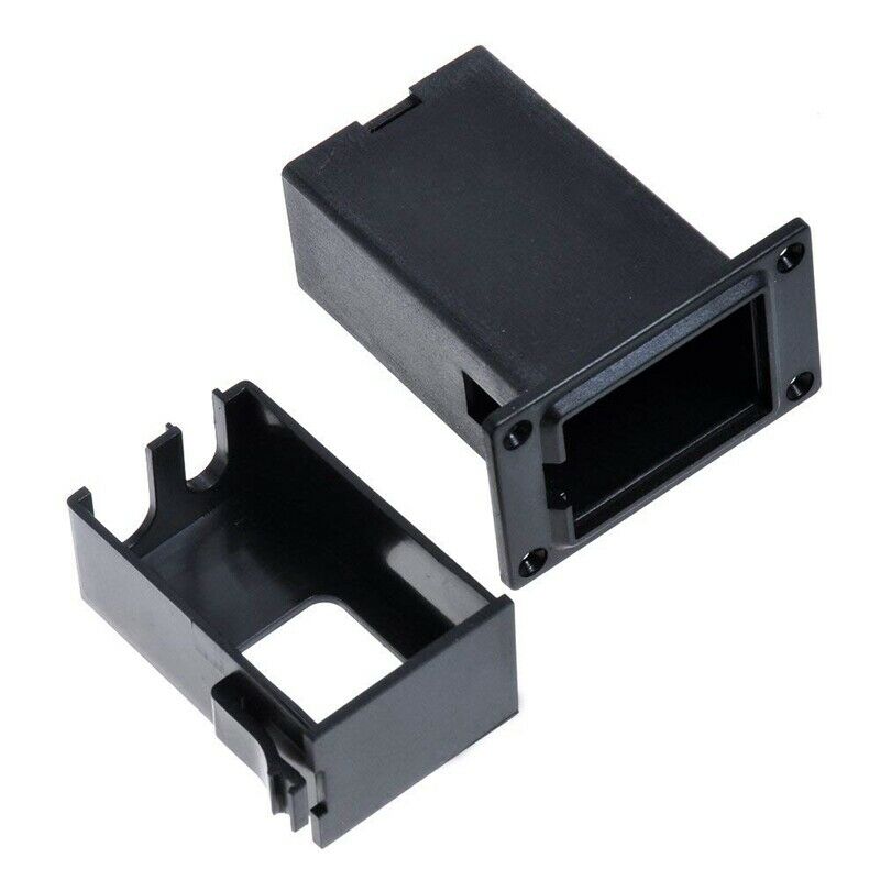 6pcs Black 9v Battery Holder/case/box Compartment Cover Case Guitar&bass Pi