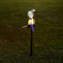 Solar Power LED Parrot Lawn Light Waterproof Garden Landscape Lamp (Blue)