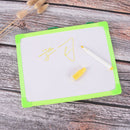 kid whiteboard dry wipe board mini drawing small hanging board with marker pen Z