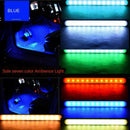 Car Interior Atmosphere Light LED & Remote Control Ambient Lamp 72Led