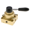 Pneumatic Valve Hand Lever Air Control Pneumatic Valve HV-02 3Position 4 Way