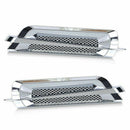2x Universal Plastic Chrome Car SUV Air Flow Fender Vent Super Side Decorat N0I0
