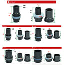 2x Aquarium Tank Pipe Tubing Joint Connector Coupler Adapter 20mm Dia