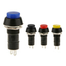4 Pieces Mixed Color Momentary Horn Switch SPST DC 12V Vehicle Dashboard Parts