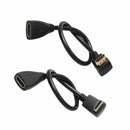 2x Mini HDMI Cable, (90/ 270 Degree) Mini HDMI to HDMI Cable Adapter Male t