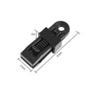 15pcs Wind Rope Clamp Awning Pull Point Clip Tent Alligator Clip Fixed Buckle