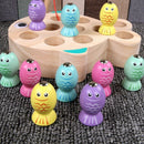 Children Wooden Magnetic Fishing Game Educational Toys For Kids Outdoor Gar