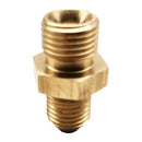 1/2-20 UNF Male to AN4 Male NPT Pipe Adapter Fitting 4 AN Bare Brass