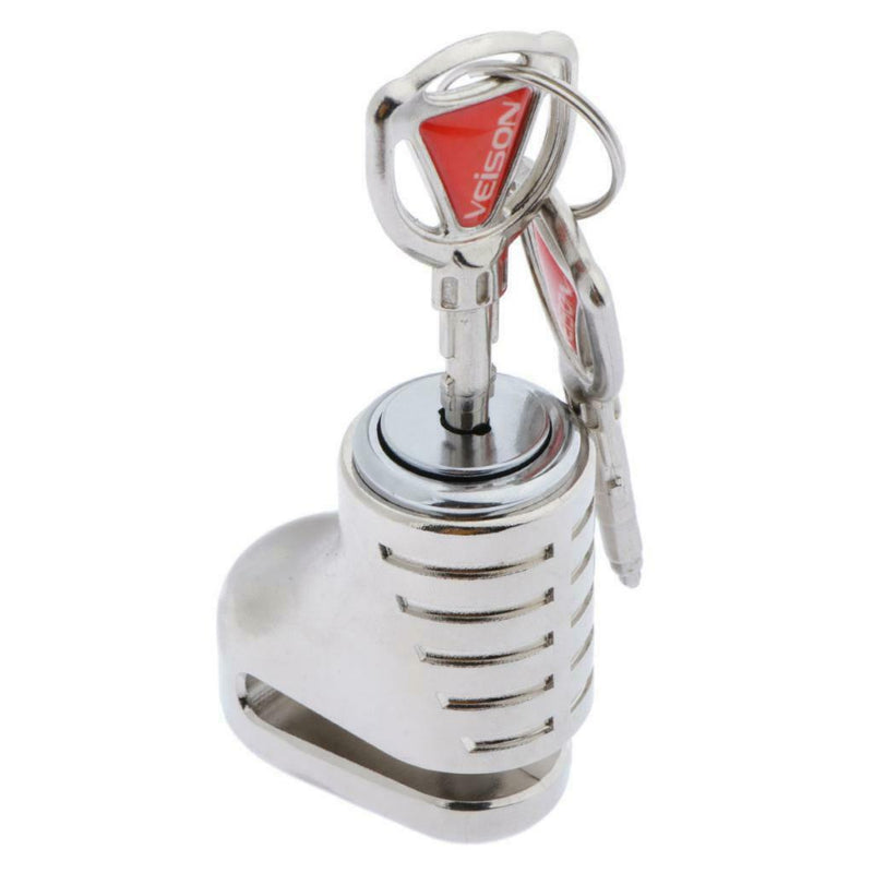 DX10 Metal New Motorcycle Bicycle Antitheft Wheel Disc Brake Lock Security