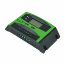 30A 12V 24V Solar Controller LCD Function Dual USB 5VDC Output Solar cells  B3T1