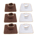 6Pieces Square Soft Reusable Salon Massage Bed Cover Waxing Table Sheet