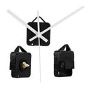 1Set Plastic Clock Movement Replacement White Shaft Mechanism DIY Repair Parts
