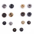100Sets Colors 12.5mm Snap Fasteners Press Stud Button Clothing Fixing To ABI