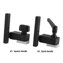 Woodworking DIY Miter Track Stop For T-Slot T-Tracks Manual - Square Handle