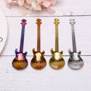 4PCS Guitar Shaped Stainless Steel Coffee Spoon Demitasse Spoons For Cake Spoo%!
