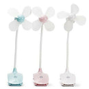 Portable Mini USB Rechargeable Touch Swith Electric Fan Desk Clip Air Cooler New