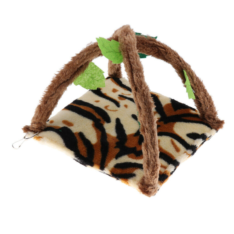 Tiger Print Hammock Ferret, Rabbit, Small Pet - Easy To Attach To A Cage