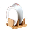Multifunctional Durable Creative Bamboo Cutting Board Storage Rack Pot Lids G4L1