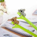 Cartoon Pen Cute Koala Bear Gel Ink Plastic Pen with 0.5mm Roller ball Pens T5D1