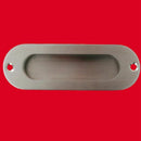 1pcs Rectangular Face Fix Flush Recessed Sliding Door Pull Handle Stainless V1I6