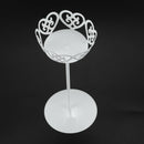 4pcs Mini White Dessert Stand with Premium Steel Material Cupcake Display,  J8K8