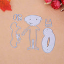 5pcs Summer Beach DIY Cutting Dies Stencils Scrapbook Embossing Album Cards